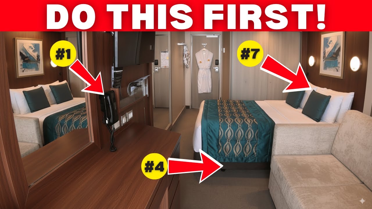 First 10 Minutes in Your Cruise Cabin? Do THIS (Smart Cruiser Tips)