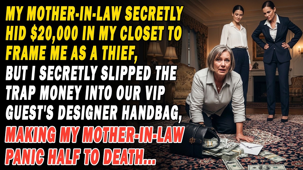 😈 My Mil Hid $20k To Frame Me, But I Slipped The Trap Into Our Vip's Bag 👜. She Panicked!😱