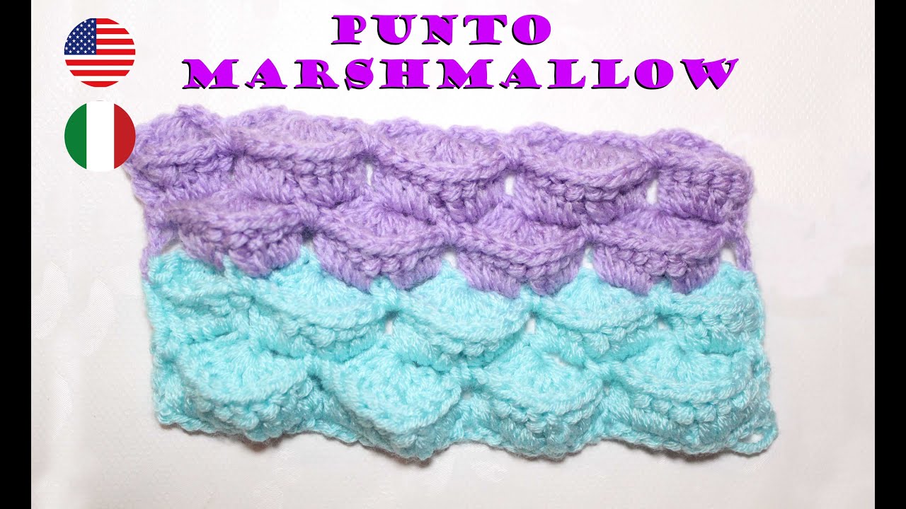 Punto marshmallow uncinetto