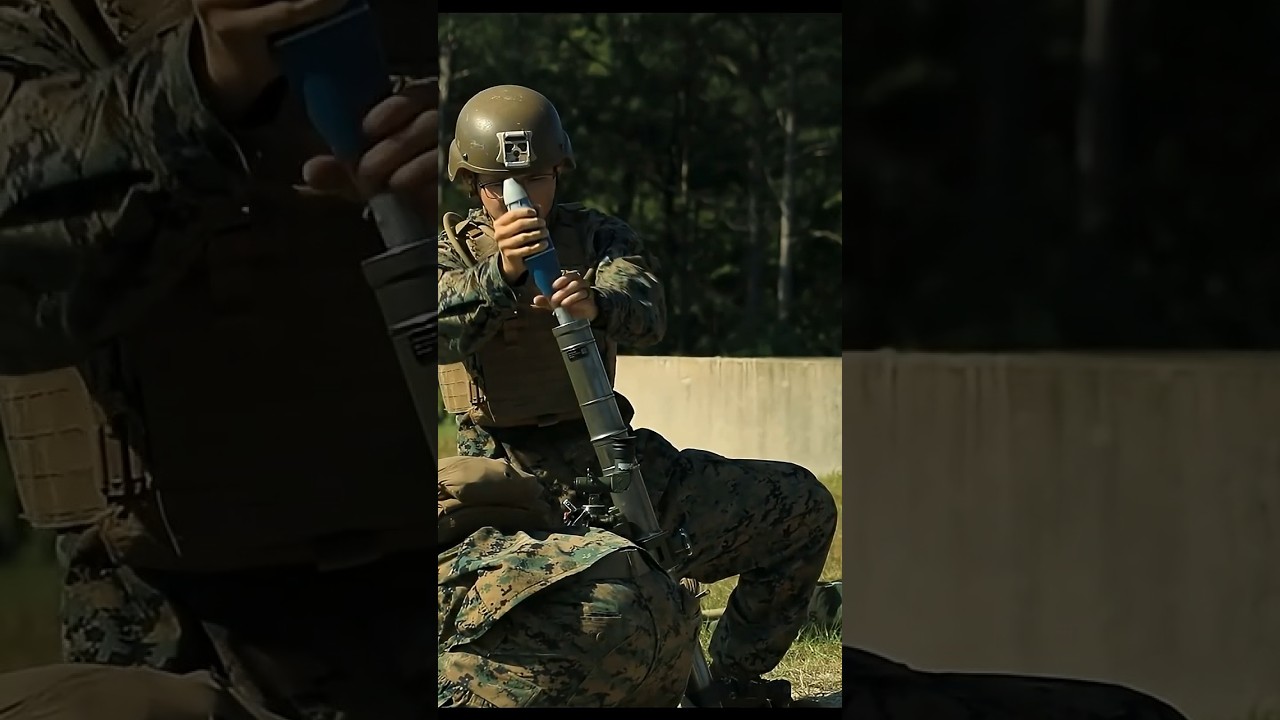 Marines Fire 60mm Mortars in Live Training | US Forces Shorts