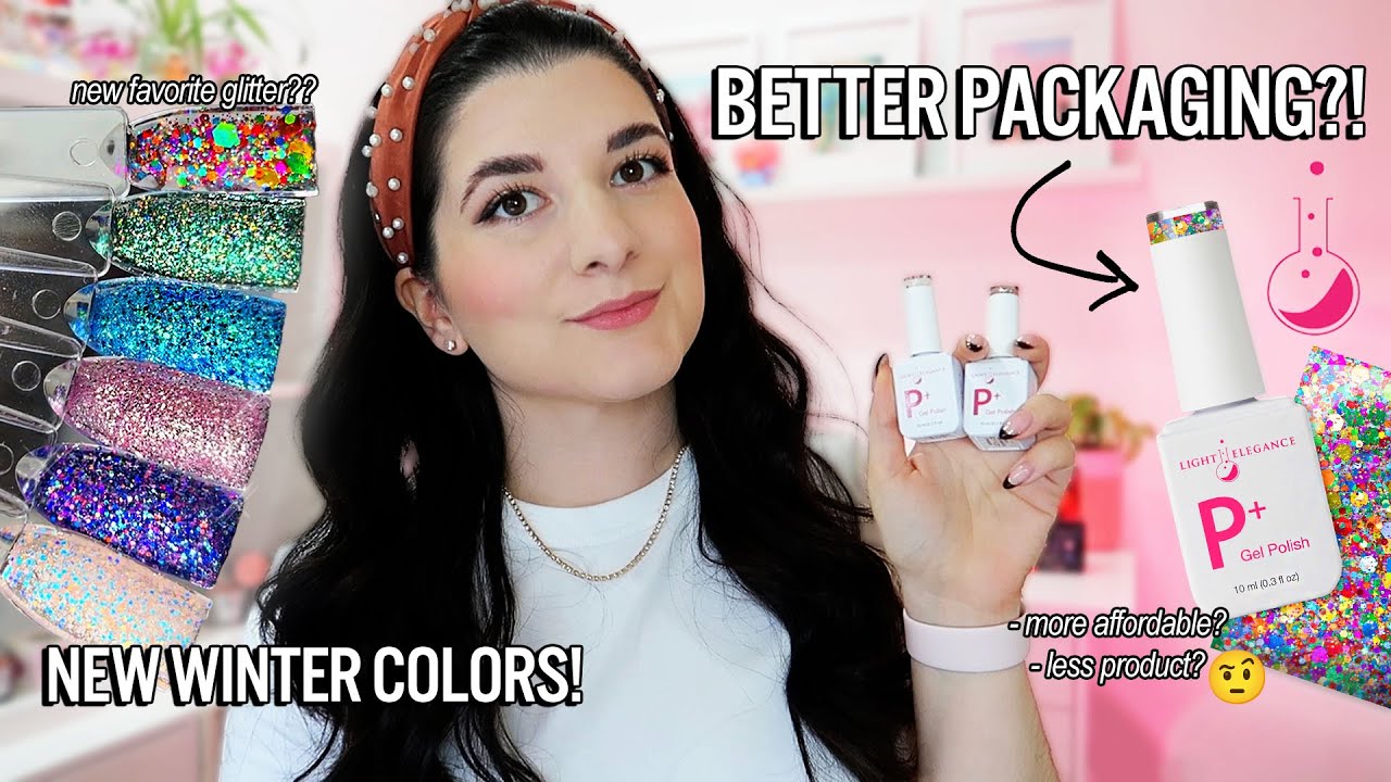 Новые флаконы гель-лака Light Elegance 🤨 Еще доступнее? И новые зимние цвета!