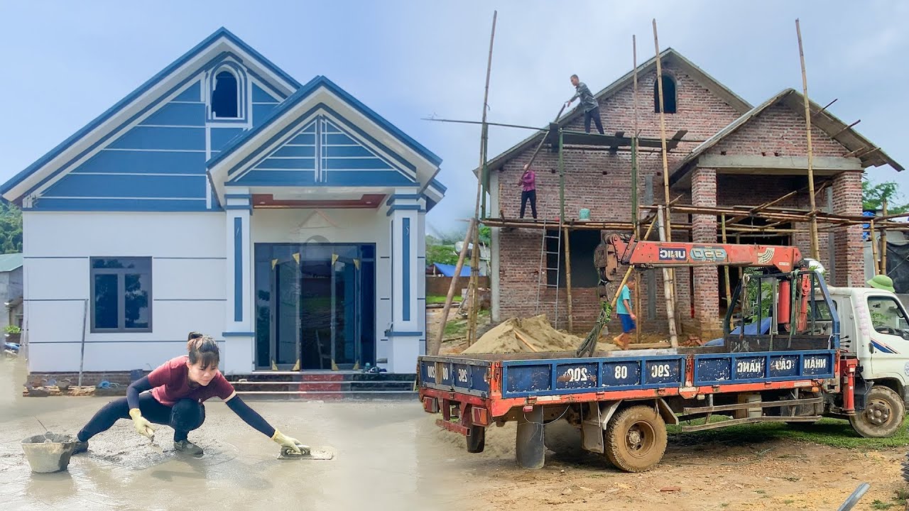 Build A Complete $20,000 House in 30 Days | from Start to Finish. Hong Quan / Builder Girl