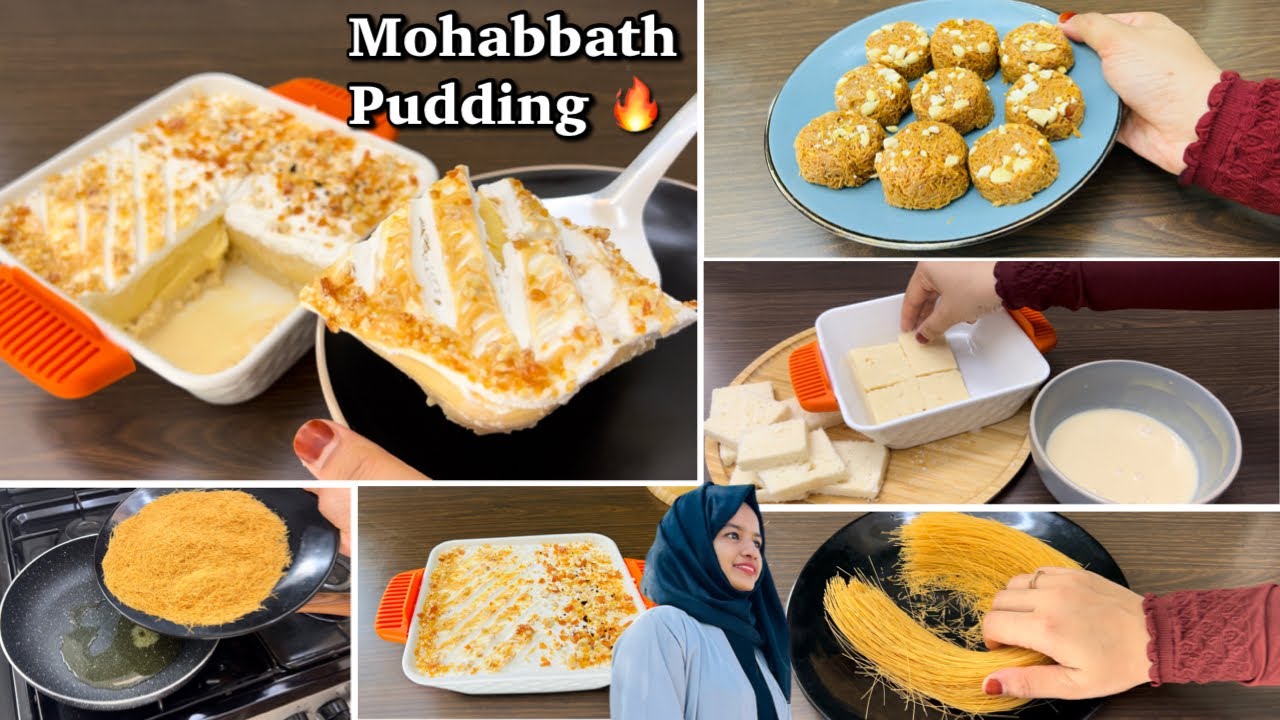 പെരുന്നാൾ മുഹബ്ബത്ത് 🥰EID Special MOHABBATH Pudding| Vermicelli Bites | Pudding recipe in malayalam