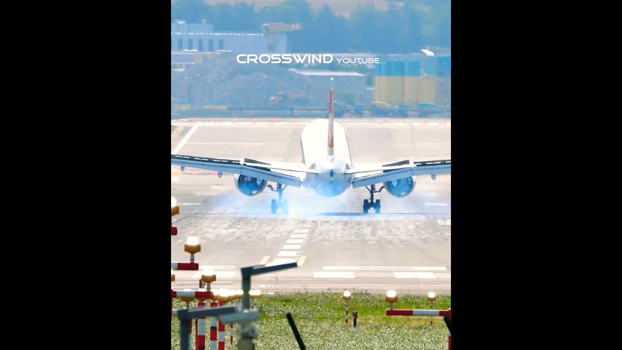 Crosswind Landings on RWY28 Zurich Airport 23.07.2023 #A220 #swiss #flyswiss