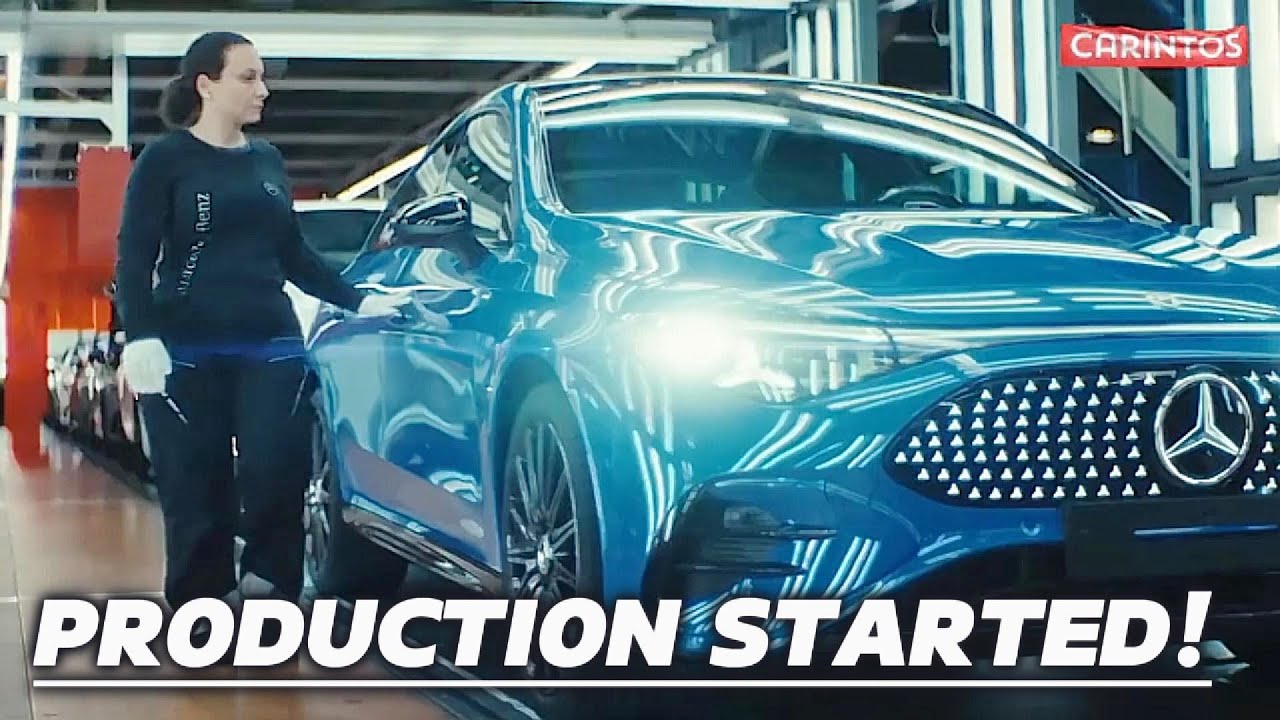 2026 Mercedes CLA EV Enters Mass Production! #MercedesBenz #CLA #EV #CarFactory