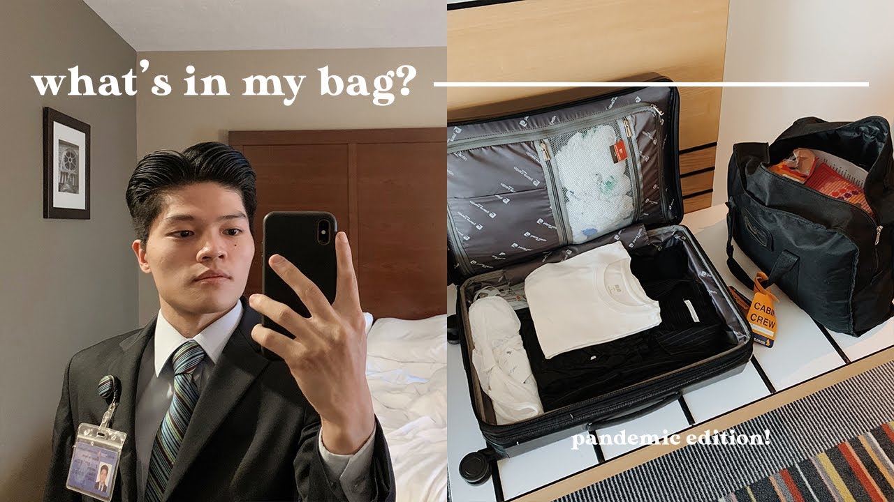 what's in my bag? | singapore airlines cabin crew vlog