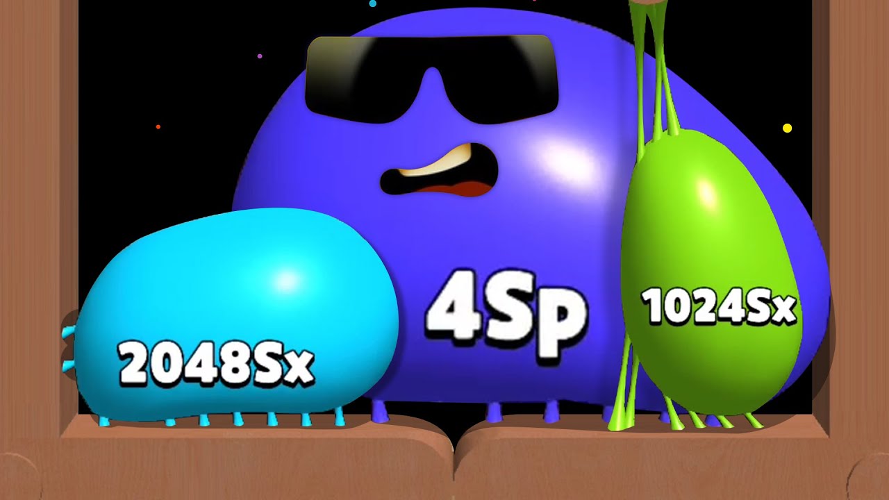 Blob Merge 3D: MAX Level - Beat 1024Sx 2048Sx 4Sp | 2048 Blobs Sound Effect Only