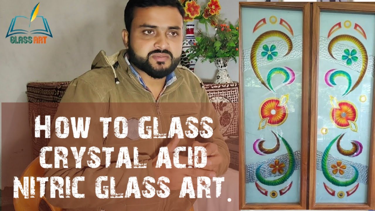 how to crystal nitric acid||nitric acid se kalai mirror kaise||crystal acid banana sikhen||glass art