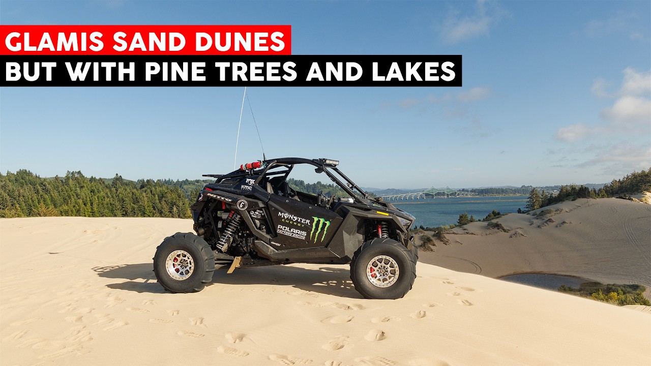 IT'S LIKE GLAMIS WITH PINE TREES & LAKES RIPPING THE SAND DUNES OF COOS BAY, OR | CASEY CURRIE VLOG