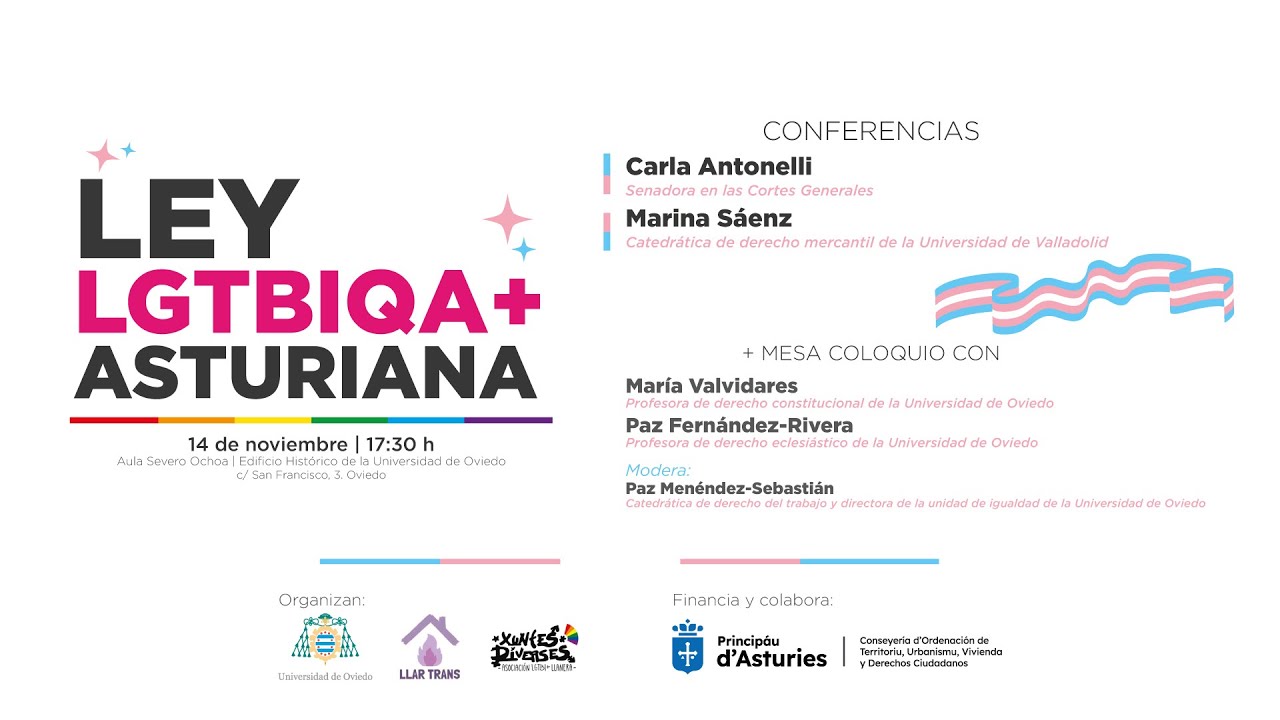Ley LGTBIQA+ Asturiana - Conferencia