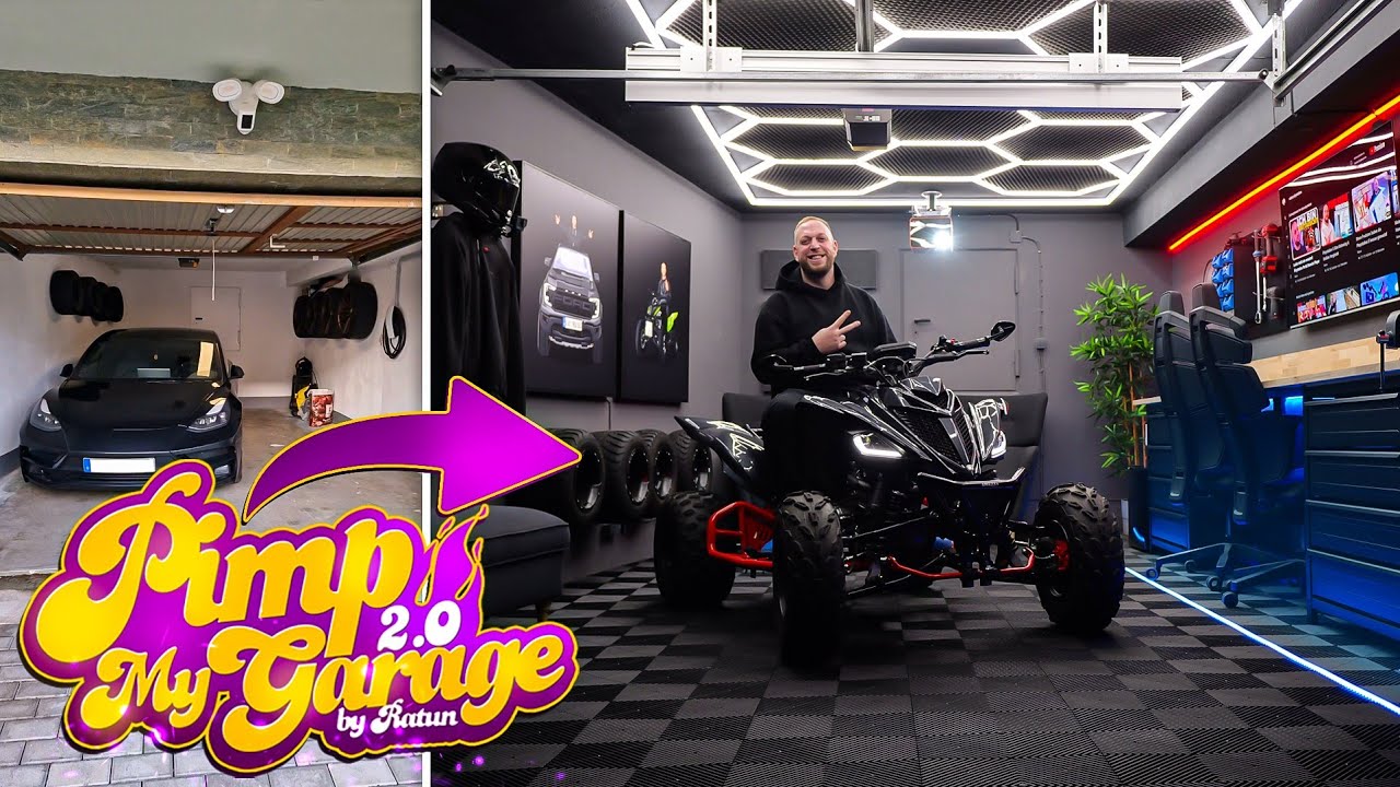Meine Traum Garage | M&auml;nnerh&ouml;hle ist Fertig! 😍 Schrauben, Gaming & Chillen
