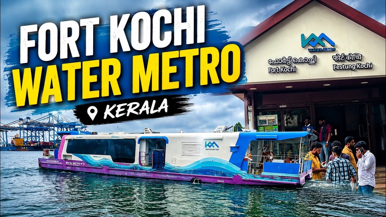 Fort Kochi Water Metro 🚤 | Kerala Water Metro Ride | Amazing Kochi Travel Vlog