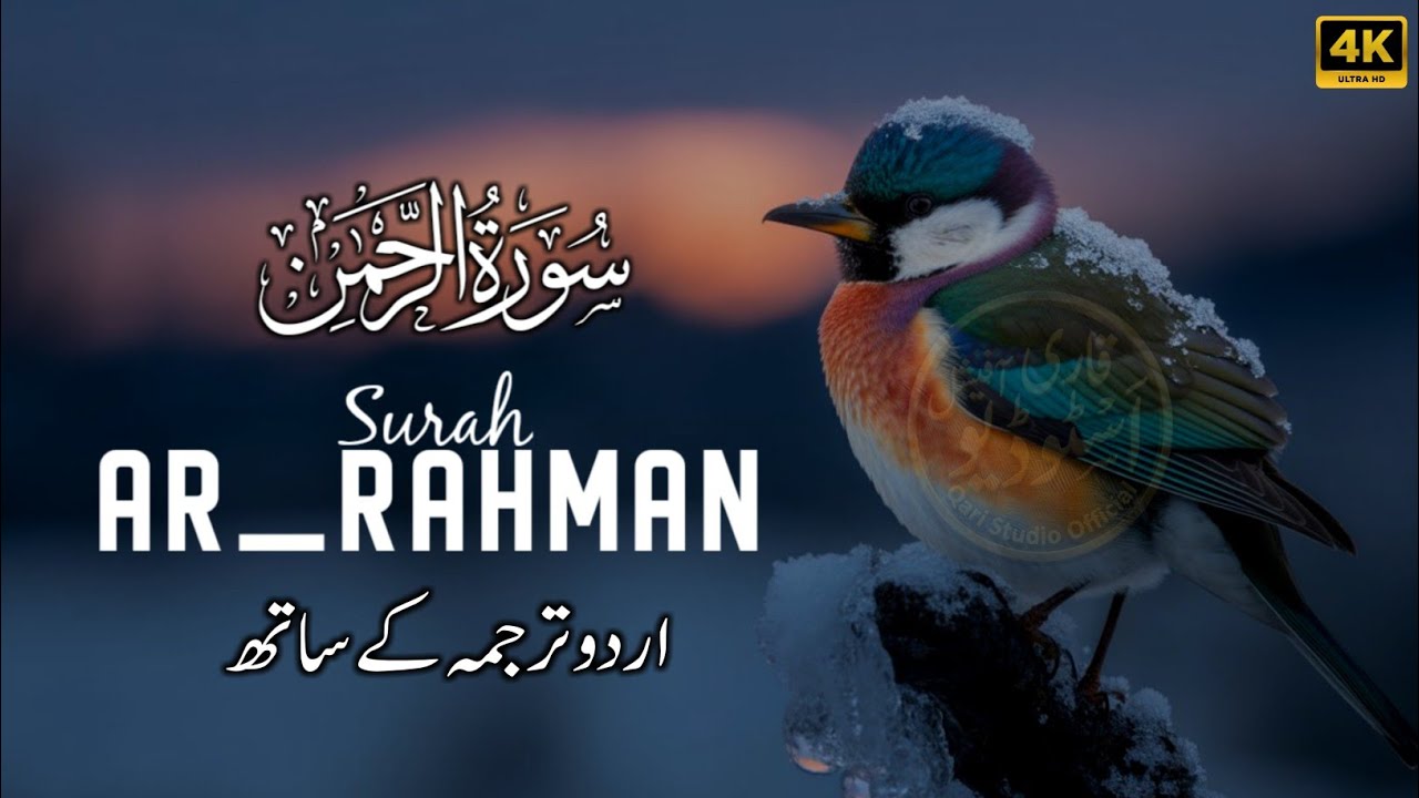 Surah Rahman With Urdu Translation | Surah Rahman Ki Tilawat Tarjuma Ke Sath | Ep 33