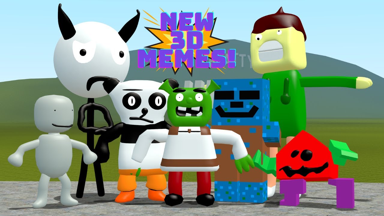 НОВЫЕ СЛУЧАЙНЫЕ 3D КЛОНЫ САНИКА МЕМЫ NEXTBOTS В Garry's Mod