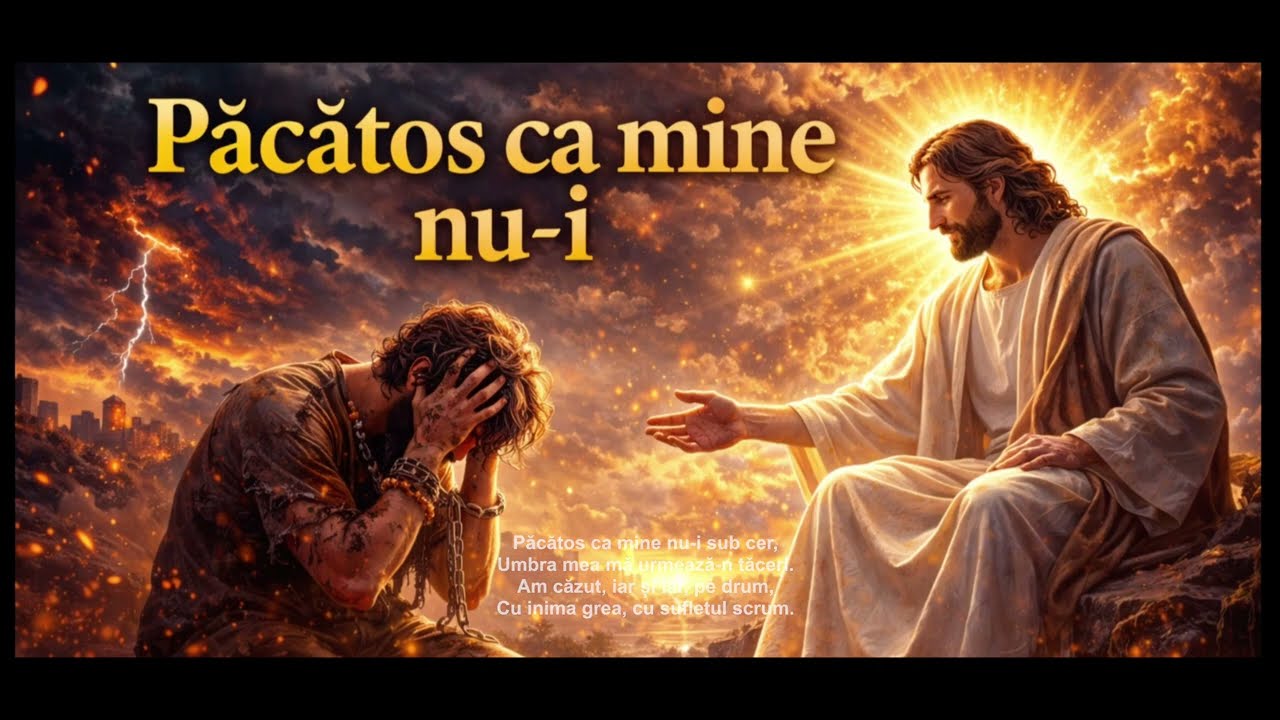 PĂCĂTOS CA MINE NU-I  –  DRAGOSTEA LUI ISUS M-A GĂSIT | MUZICĂ CREȘTINĂ 