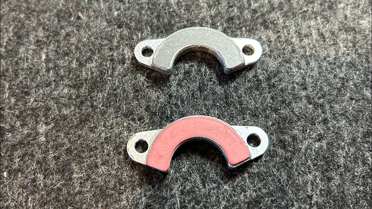 INFINITY IF15-2 and IF18-3 all new black brake pad, thoughts and how to glue them by Jilles Groskamp