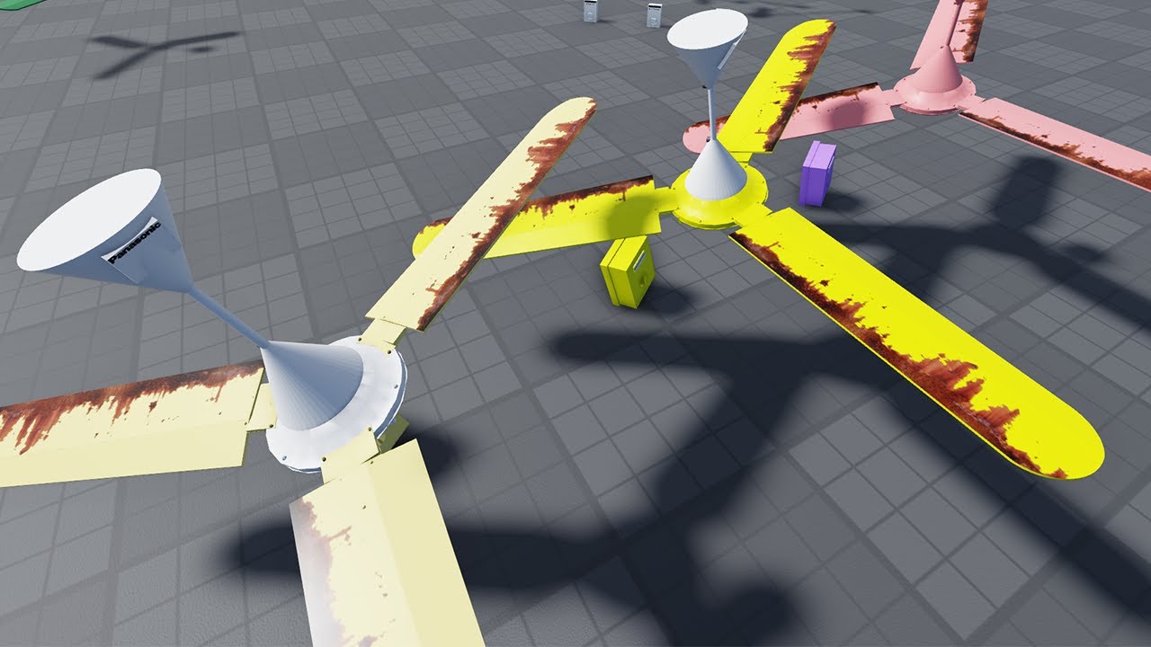 Super Wobbly Vintage Ceiling Fans Invention - Pankha, Ventiladores