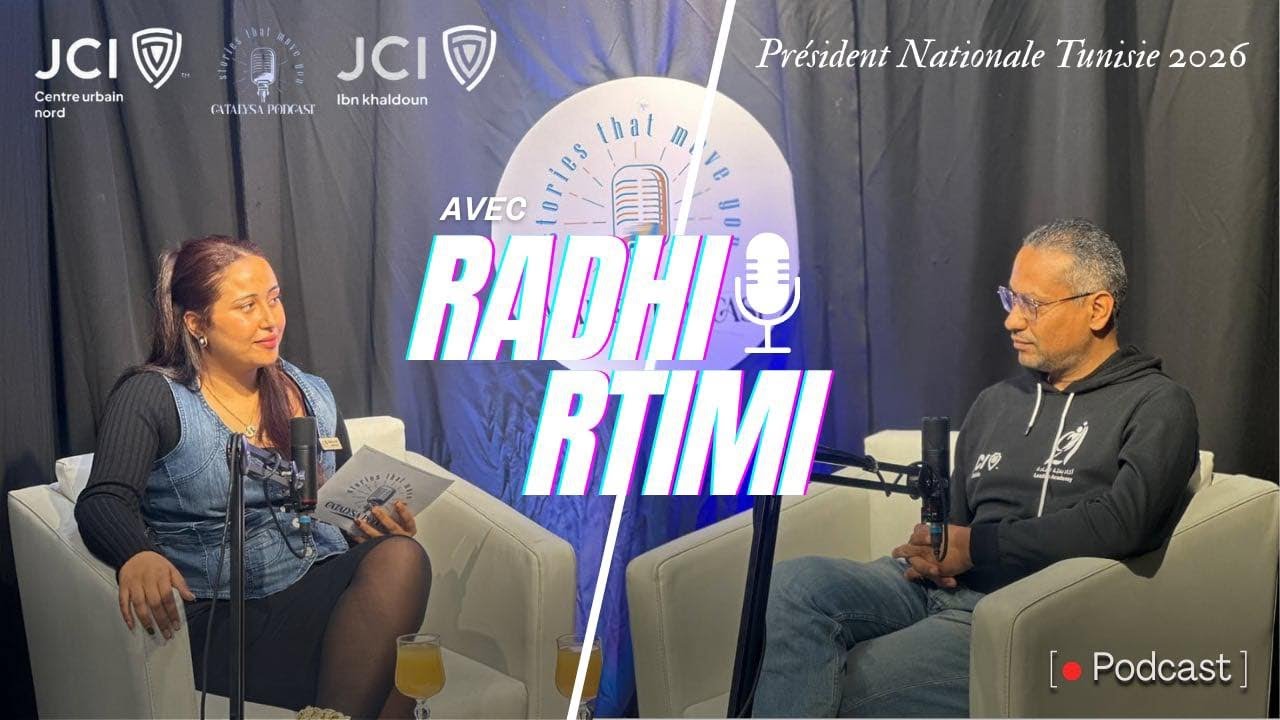 Radhi Rtimi – Vision nationale & leadership des jeunes | Président JCI Tunisie 2026