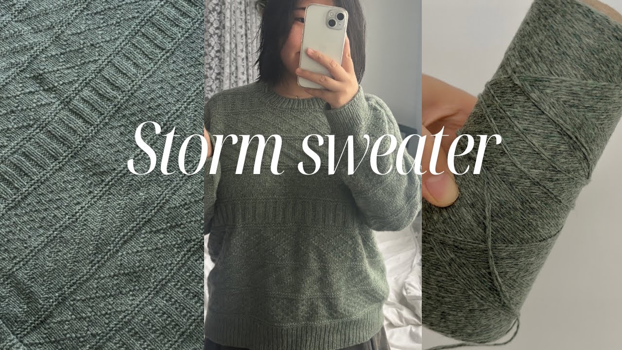 Knitting Vlog | 스톰스웨터 | 솜솜뜨개 뉴보름