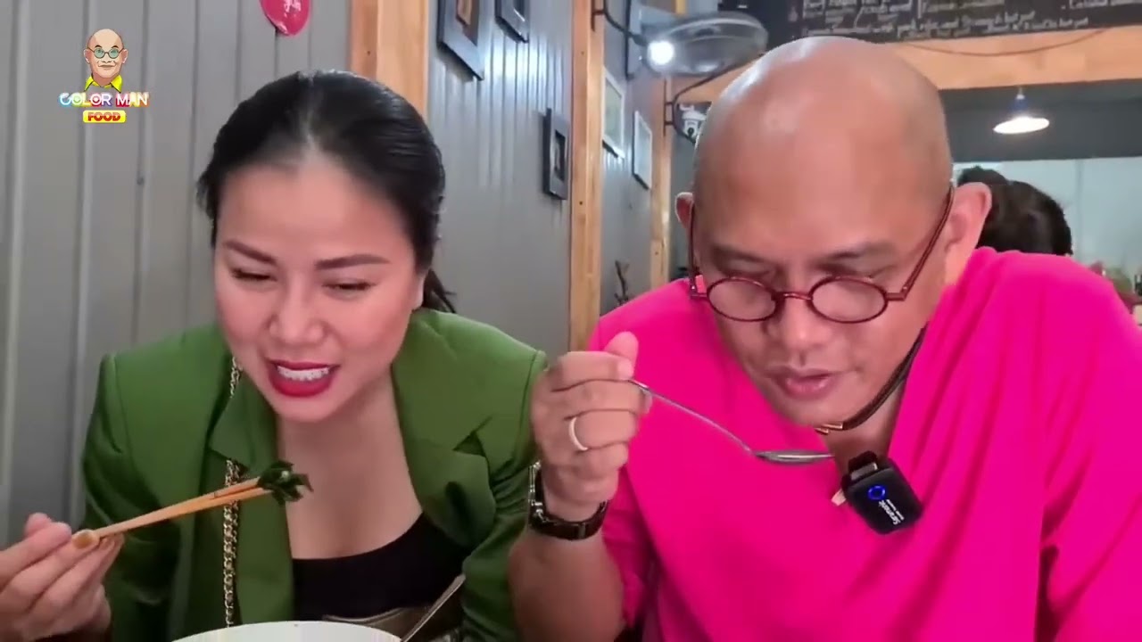 Tò mò món BÁNH CANH XANH, Color Man quyết TÌM ĂN cho bằng được | Color Man Food