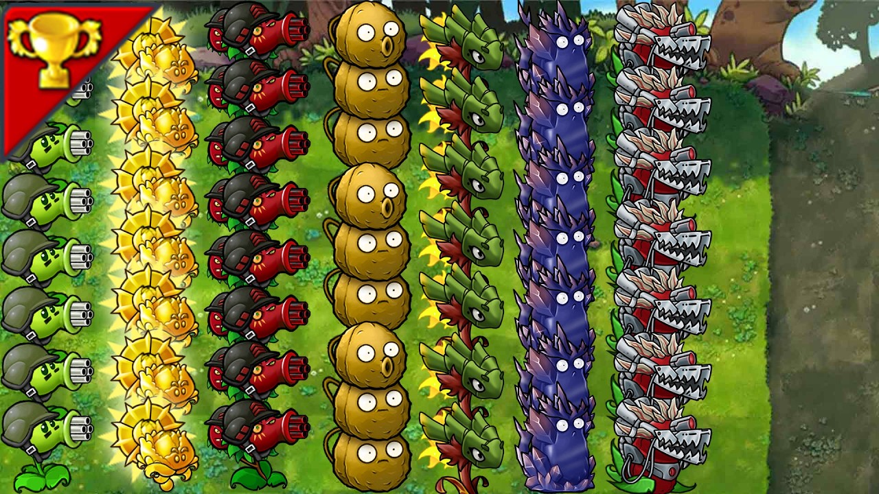 999Ultimate Plant VS 999Zombies-------Plants vs Zombies