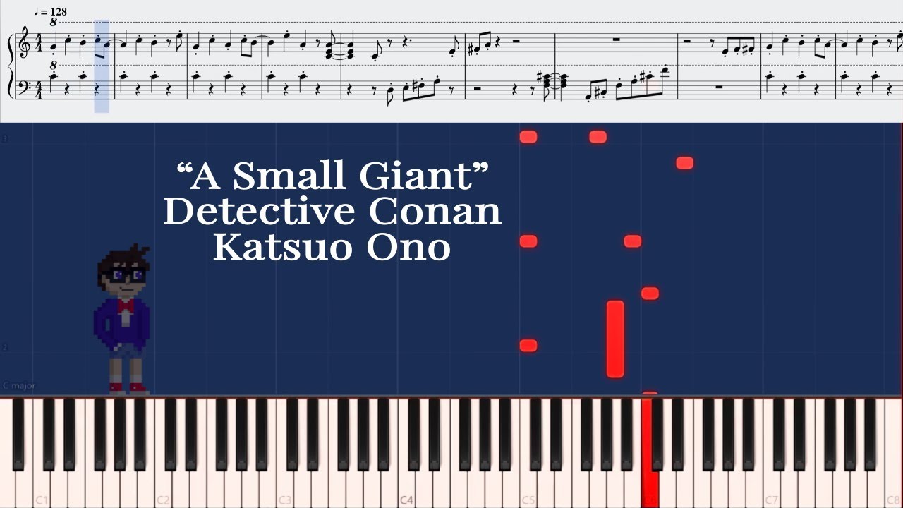 Detective Conan - A Small Giant [Piano Tutorial]