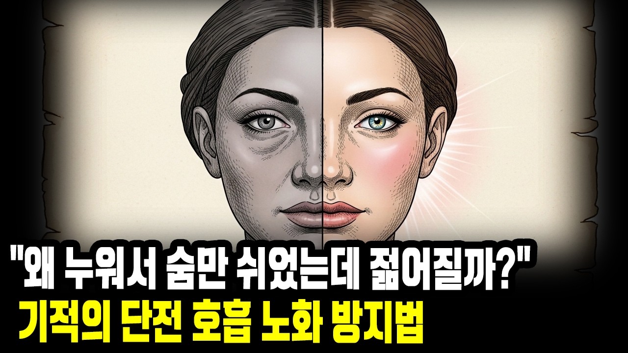 누워서 하는 단전 호흡의 기적: 성형외과도 알려주지 않는 최고의 회춘 비결!ㅣ단전호흡ㅣ숨의 예술