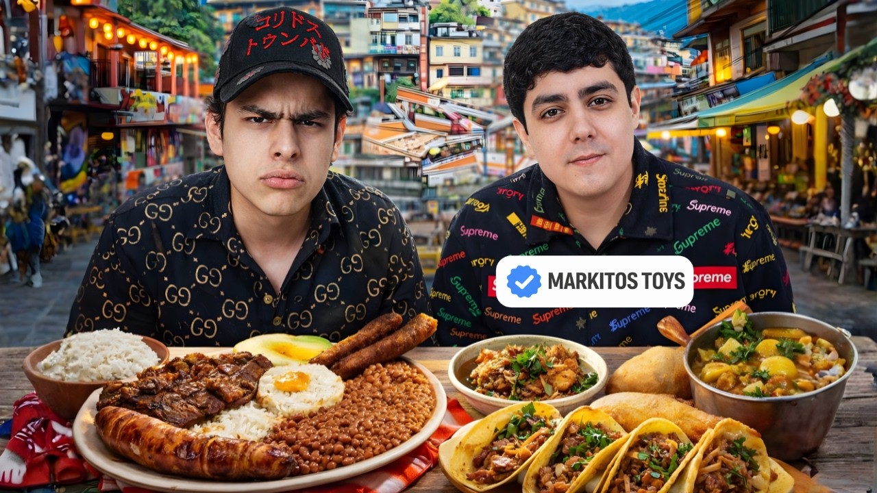 BUSCANDO la MEJOR COMIDA de COLOMBIA con MARKITOS TOYS, WILLITO, EL CONEJO y CHANTY | LONCHE