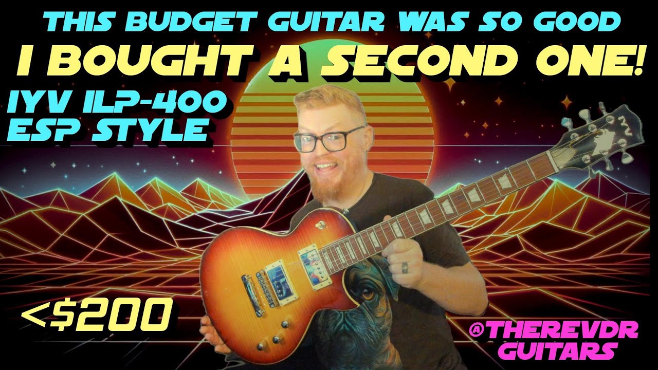 This budget guitar is SO GOOD I BOUGHT A SECOND ONE! sub-$200! Unboxing ESP Style IYV ILP400 CSB