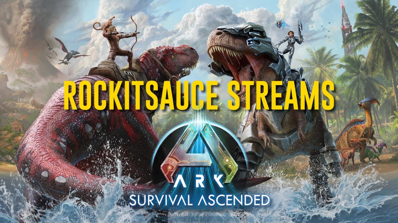 Rockitsauce Streams ARK: Survival Ascended Community Server Ep 48