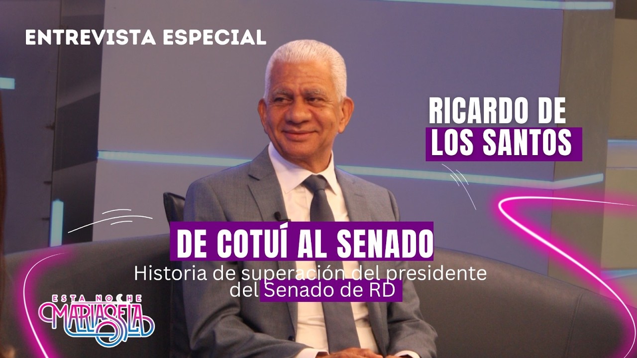 Ricardo de los Santos: del campo y el transporte a la presidencia del Senado