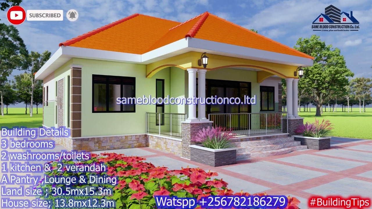 Simple 3 Bedrooms House Materials  Costs #residential  #Foundation To Wallplate #home  #realestate