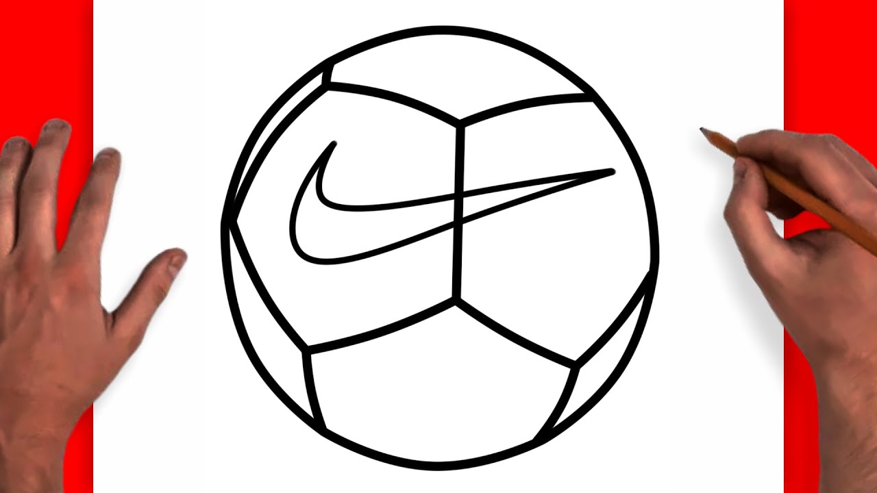 HOW TO DRAW NIKE SOCCER BALL | DRAWING STEP BY STEP