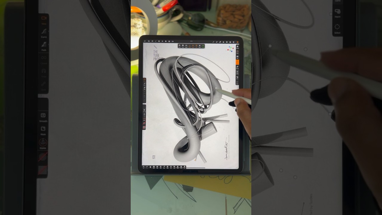 Tube tool in Nomad sculpt #nomad sculpt