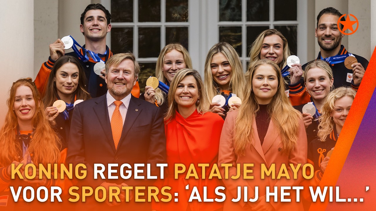 ZO worden de OLYMPISCHE MEDAILLEWINNAARS ontvangen door onze ROYALS 👑 | SHOWNIEUWS