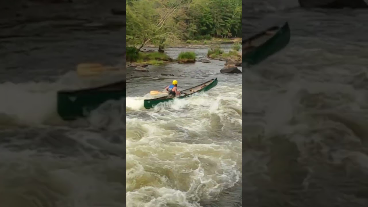 Whitewater solo canoeing what a blessing life is 