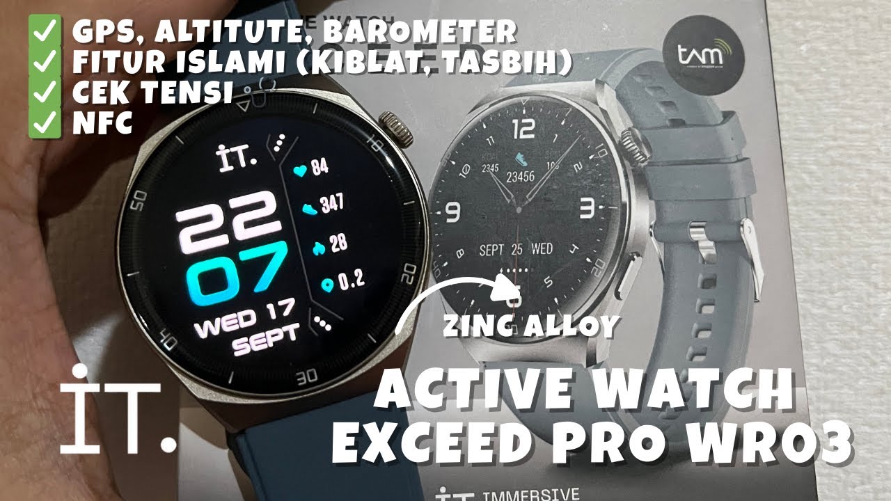 #Review Smartwatch Terbaik 2025? IT Active Watch Exceed Pro WR03 Harga Murah Fitur Lengkap