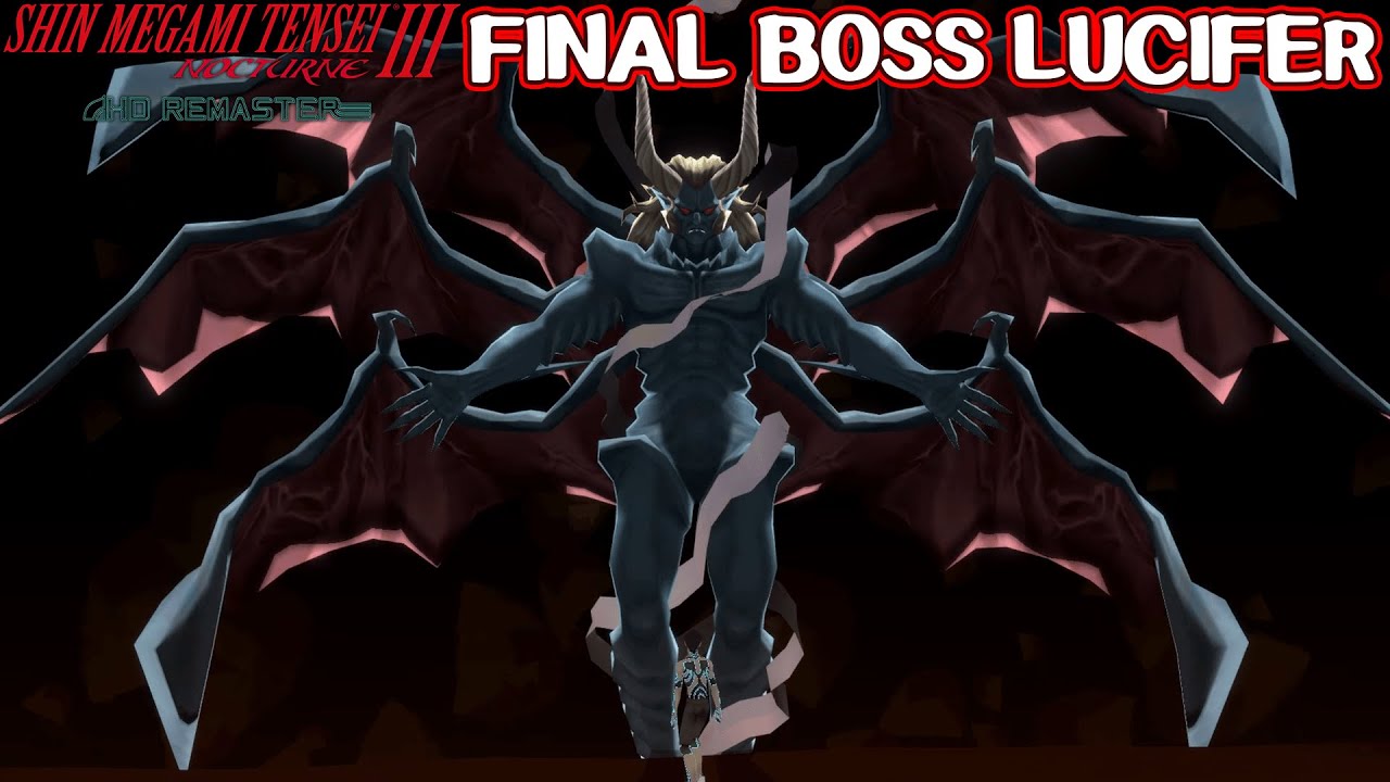 True Final Boss Lucifer - Shin Megami Tensei 3 Nocturne HD Remaster
