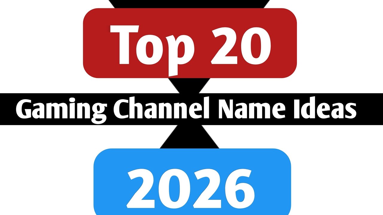 Top 20 Gaming Channel Name Ideas | Gaming Channel Name 2026