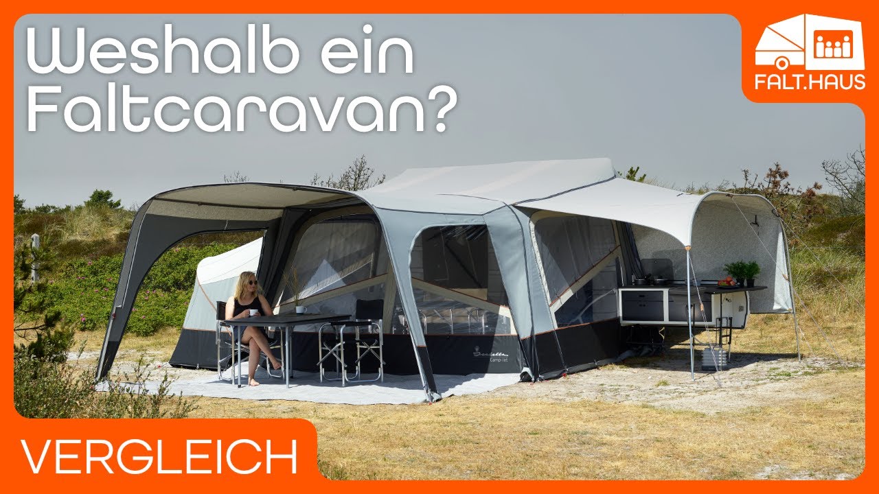 Wohnmobil, Wohnwagen, Faltcaravan & Zelt im Vergleich