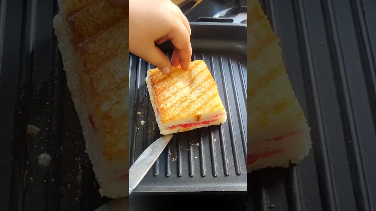 Grilled Jam Sandwich Kids Favourite #shorts
