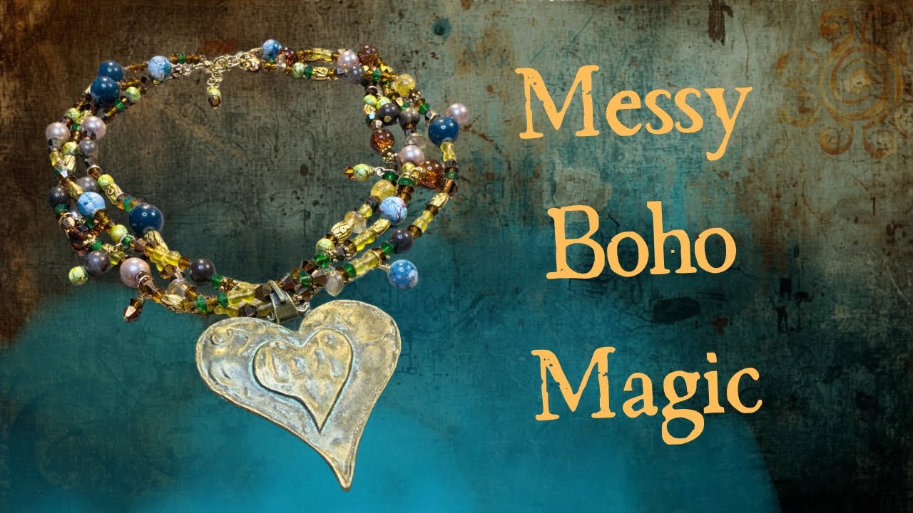 ✨ Curated Bead Box Unboxing | Ancient Treasure + Messy Boho Necklace Design ✨