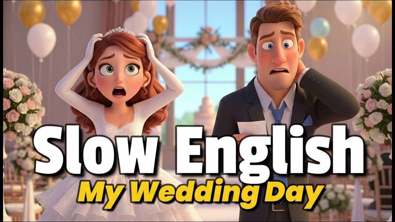 My Wedding Day 👰🤵Easy English Listening and Conversation A2 Level
