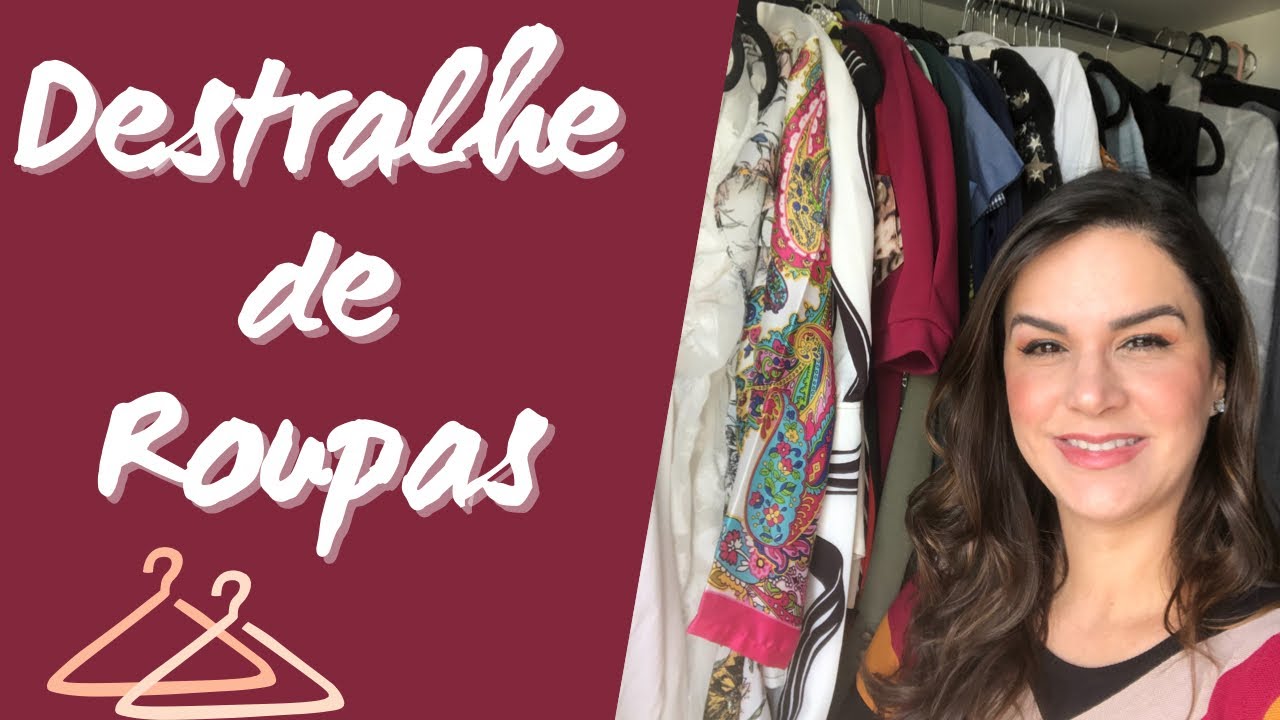 DESAPEGO DE ROUPAS! TOUR PELO GUARDA ROUPAS. DESTRALHE do CLOSET. EM BUSCA DO MINIMALISMO
