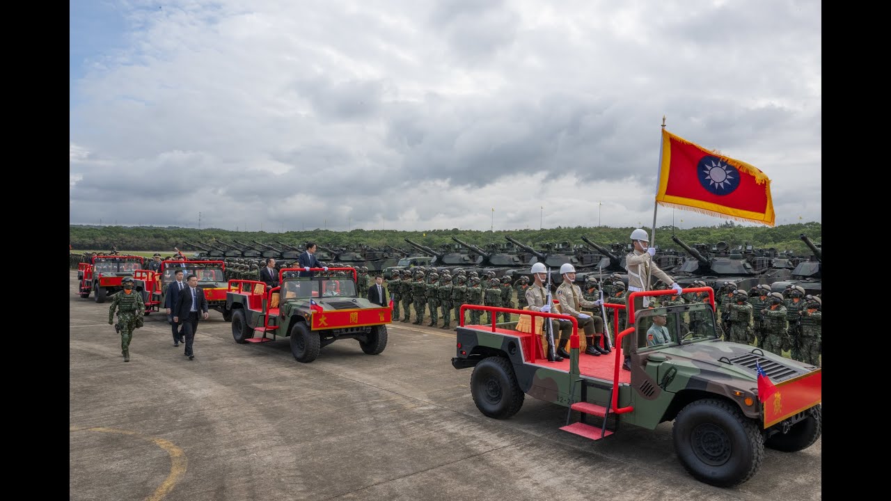 20251031 總統主持「陸軍裝甲第五八四旅聯兵三營換裝M1A2T戰車成軍典禮」