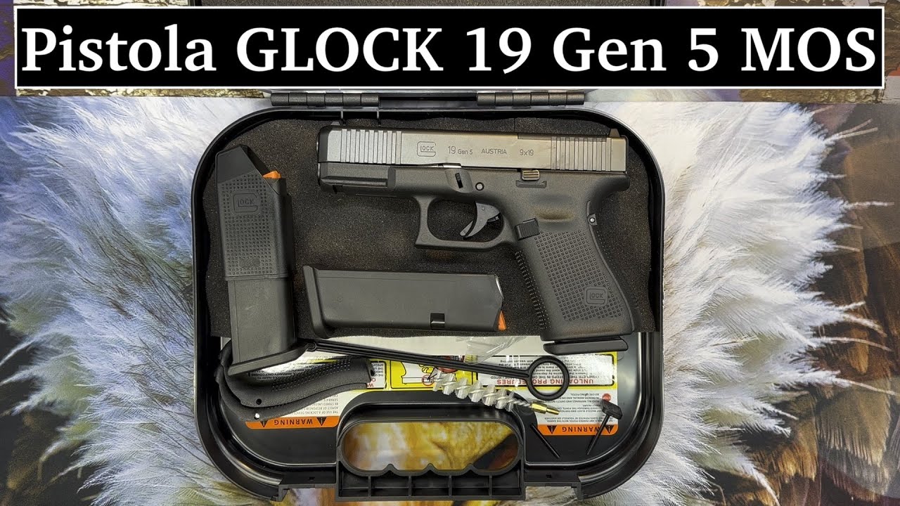 Pistola Gock 19 Gen5 MOS, unboxing en español.