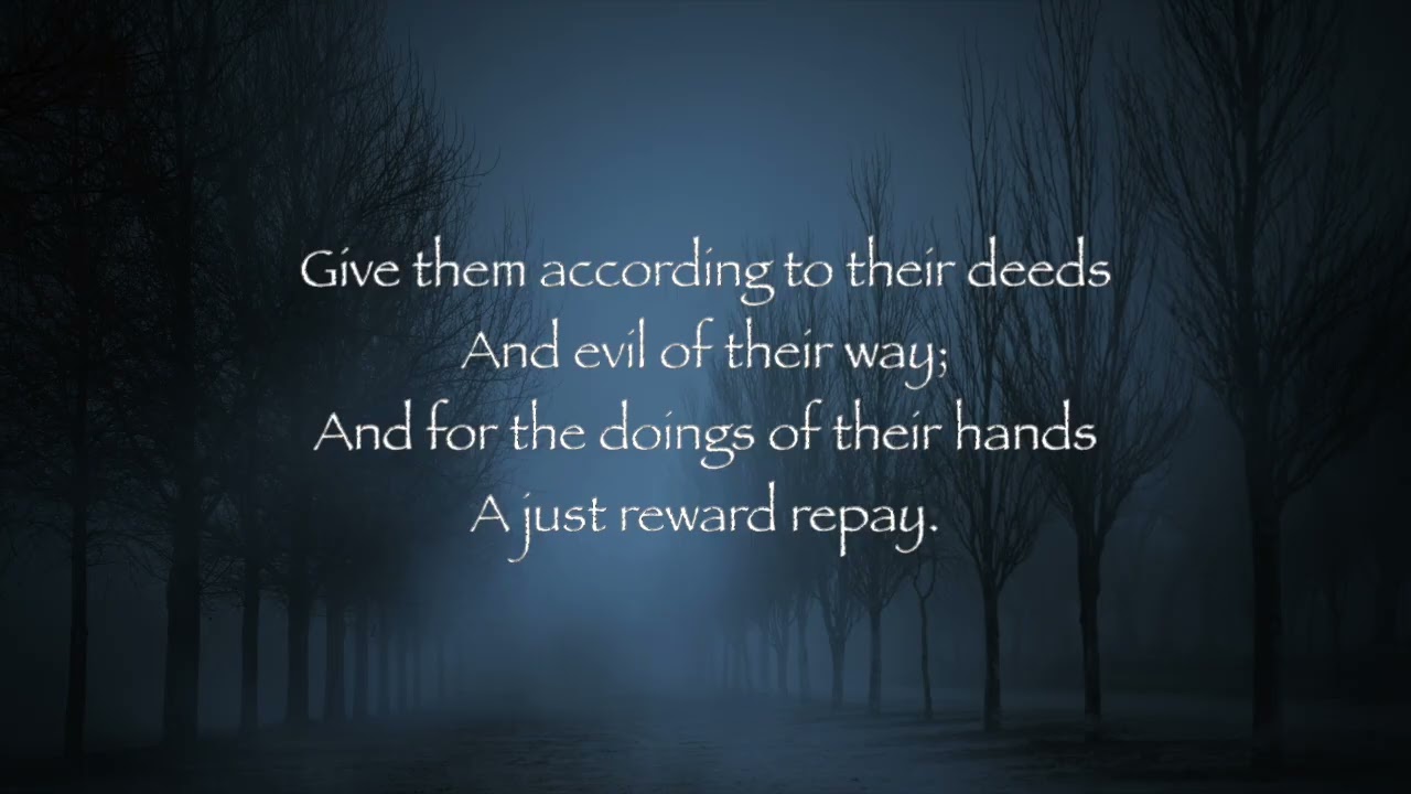 Psalm 28 (w/lyrics) female voice