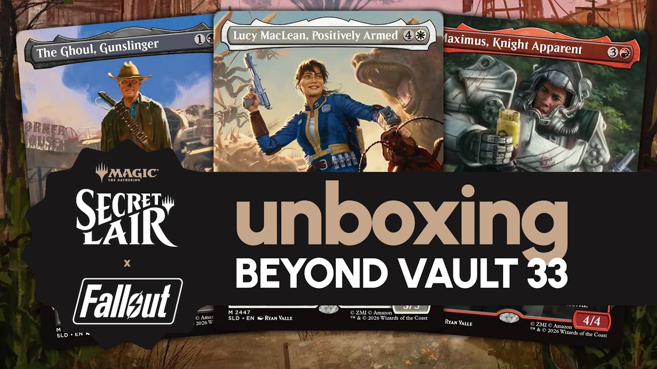 UNBOXING Secret Lair x Fallout: Beyond Vault 33 💎 Is this finally a good Universes Beyond?