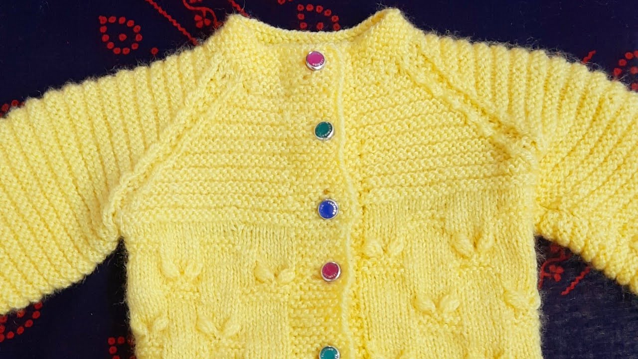 Hand knitted New born baby sweater(In हिन्दी)Sarita dawra