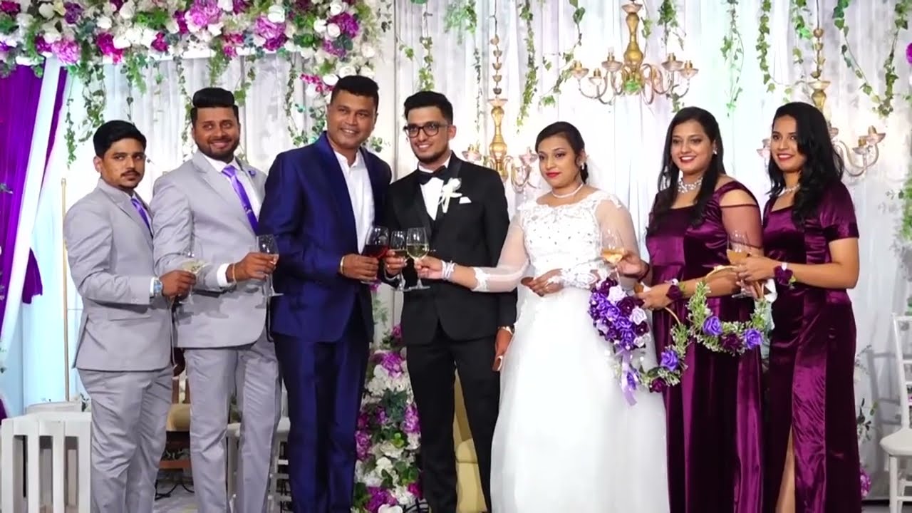 Toast Raising Wedding of Steven and Nisha